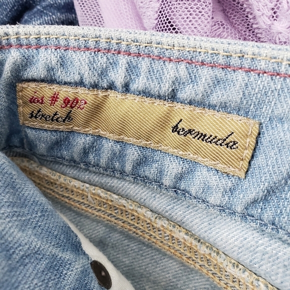 Citizens of Humanity Women's 26 Light Wash Bermuda Shorts Stretch Spring Summer - Picture 2 of 9